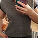 Жилет женский 44-48 размер вязаный серый цвет. Жилеты. AccessoriesWool мягко и комфортно. Ярмарка Мастеров.  Фото №6