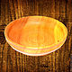 A wooden plate is a dish made of Siberian cedar. 21 cm. T17, Plates, Novokuznetsk,  Фото №1