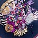 Abundance | абстрактная вышивка на пяльцах. Панно. Janna Basova Art. Интернет-магазин Ярмарка Мастеров.  Фото №2