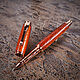 Ручка роллер AstonMartin из красного дерева падук, Ручки, Сим,  Фото №1