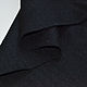 3,45 м Шерстяное сукно иссиня-черное в клеточку. Ткани. Ткани от  МОДНЫХ ВМЕСТЕ. Ярмарка Мастеров.  Фото №4