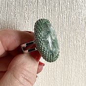 Украшения handmade. Livemaster - original item ring: Paragonite Japanese beads. Handmade.