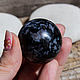 Ball of amphibolite, Gabbro. Mineral, 40 mm, stand as a gift. Ball. The inspiration of nature in stones. My Livemaster. Фото №6