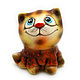 Ceramic figurine 'Cat in a shirt', Figurine, Balashikha,  Фото №1