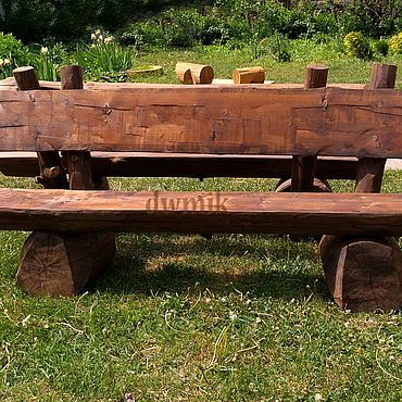 Скамейка из коллекции "Мустанг" от мастера. . Дача и сад ручной работы - Ярмарка Мастеров Дача и сад ручной работы. Ярмарка Мастеров - ручная работа Скамейка из коллекции "Мустанг" от мастера. Handmade.