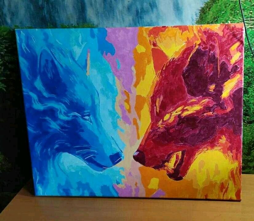 Лед и пламя картина