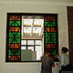 Stained glass windows in a sliding partition. Stained glass. fusing. My Livemaster. Фото №4