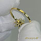 Ring 'Sunny-grey' gold 585, natural diamond. VIDEO. Rings. MaksimJewelryStudio. My Livemaster. Фото №5
