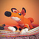 Knitted toy Red Fox Bonya, Stuffed Toys, Tula,  Фото №1