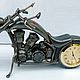Custom bike. Часы классические. Артель ''Варка подарка''. Ярмарка Мастеров.  Фото №4