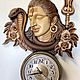 Резные часы  « Индия «, Часы классические, Волоколамск,  Фото №1