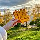 Заказать Коврик-подставка «Листик» под чашечки, свечки. Ковровая вышивка. Коврюша. Ковровая вышивка. Ярмарка Мастеров. . Подставки Фото №3