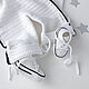 Newborn gift: Booties sneakers for discharge, white. 0-3 months. Gift for newborn. babyshop. My Livemaster. Фото №5