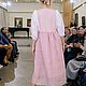 Нарядное платье с винтажной вышивкой и кружевом "Веста". Платья. АВТОРСКАЯ ОДЕЖДА и ТЕКСТИЛЬ -Евгении Рябцевой / 'ГНЁЗДЫШКО' (evgenialinen). Ярмарка Мастеров.  Фото №5