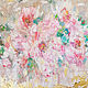 Painting of peonies 'And Spring is on my soul' 70 by 70cm. Pictures. paintingjoy (paintingjoy). My Livemaster. Фото №6