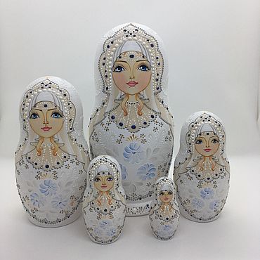 Русский стиль ручной работы. Ярмарка Мастеров - ручная работа Матрешки: Цветы. Handmade.