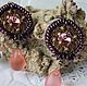 Earrings in a vintage style with Swarovski crystal Flower. Earrings. lawanda. Online shopping on My Livemaster.  Фото №2