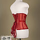 Заказать Прозрачный бельевой корсет алый с кружевом. Shi Corset (Анна). Ярмарка Мастеров. . Корсеты Фото №3