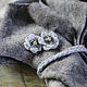 Set of felted brooches 'Ash flowers', Brooches, Kamensk-Shahtinskij,  Фото №1