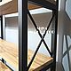 Стеллаж лофт VISION. Стеллажи. SLIVA wood deco. Ярмарка Мастеров.  Фото №4