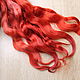 Hair for dolls is natural. ( Fire tango). Doll hair. Hair and everything for dolls. My Livemaster. Фото №5