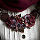 Necklace Tart Wine. Necklace. Mirka. Online shopping on My Livemaster.  Фото №2