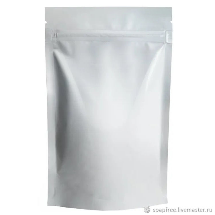 Пакет 10,5х15 см дой-пак с застежкой zip-lock белый матовый 1 шт купить ...