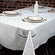 Linen tablecloth 250/140, 220/140 with embroidery surface and earring, Tablecloths, St. Petersburg,  Фото №1