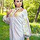 Заказать Льняное вышитое платье,, Поцелуй ангела". Черкай Марина. Ярмарка Мастеров. . Платья Фото №3