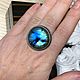 Order Blue Labradorite ring. UNIQUE-LIT. Livemaster. . Rings Фото №3