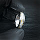 Titanium ring with gold-veined caholong. Rings. asgdesign. My Livemaster. Фото №6