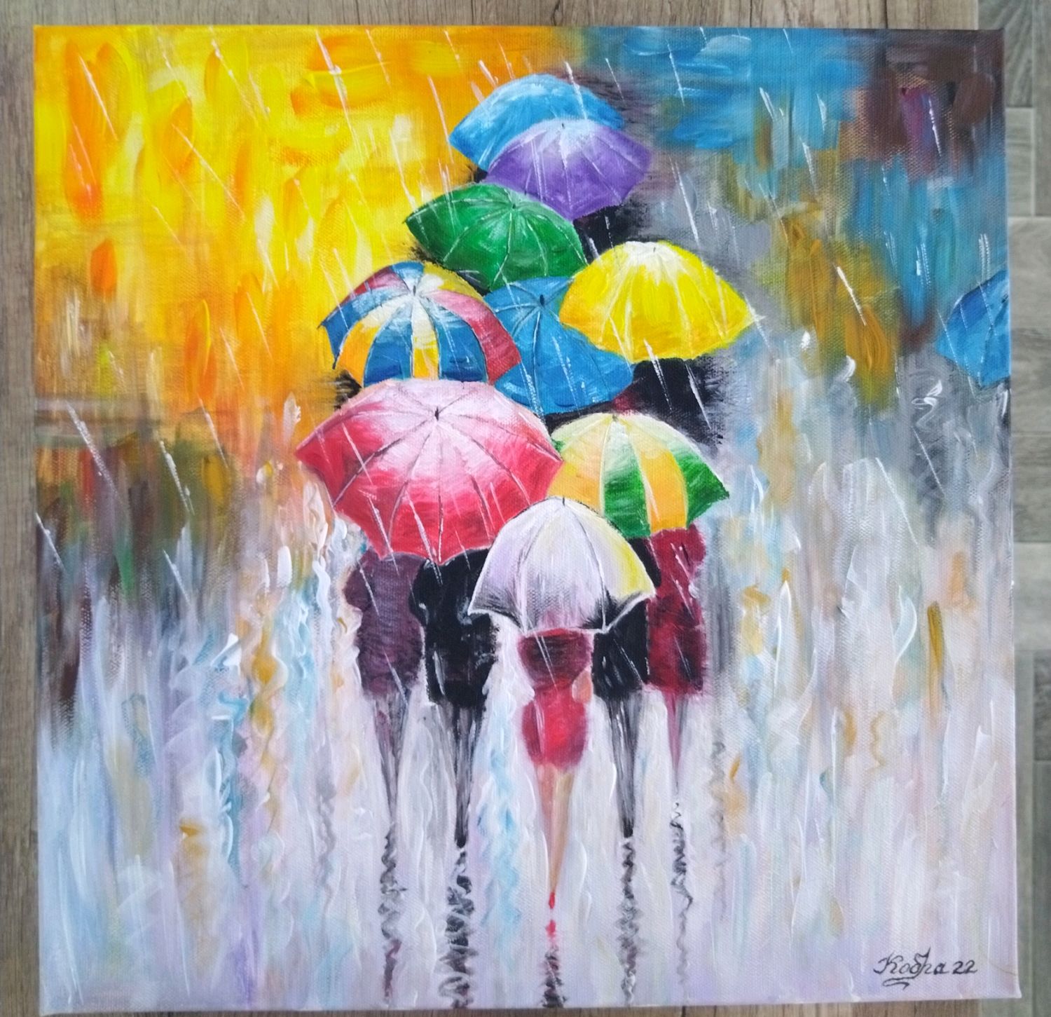 Зонтики сканворд. Зонтики в живописи. Картина зонты Автор. Картины с зонтом.