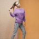 Order Lilac boho Dress. SHAPAR - knitting clothes. Livemaster. . Dresses Фото №3