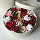 Flowers from soap. A box of flowers, Gift Boxes, Moscow,  Фото №1