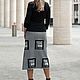 Юбка миди осенняя - юбка из оригинальной ткани Versace - юбка нарядная. Юбки. ADRIANO RIZZO. Интернет-магазин Ярмарка Мастеров.  Фото №2