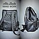 Order Backpack. M0092.  Leather. Handmade. Individual order. Alia Svalia. Livemaster. . Backpacks Фото №3