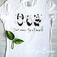 T-shirt,t-shirt painting,Panda,funny picture, T-shirts, Krasnodar,  Фото №1