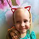 Headband for children and adults ' Cat ears', Hairpins, Tyumen,  Фото №1
