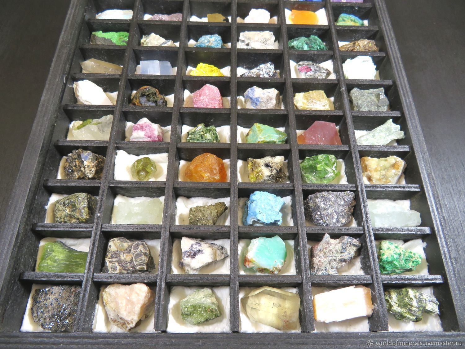 Коллекция минералов гёте