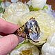 Серебряное кольцо с натуральным горным хрусталём. Кольца. Там, где рождаются сны. Ярмарка Мастеров.  Фото №5