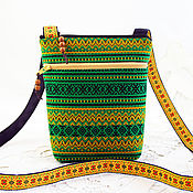 Сумки и аксессуары handmade. Livemaster - original item Slavic handbag for a phone over the shoulder Elderberry. Handmade.