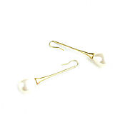 Украшения handmade. Livemaster - original item Wedding Earrings "Tenderness"pearl earrings,white earrings. Handmade.