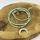 Moonlight pendant on a mint cord. Pendant. Selberiya shop. Online shopping on My Livemaster.  Фото №2