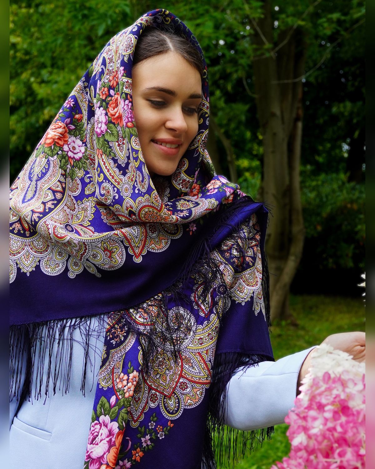 Павлово-Посадский шерстяной платок в интернет-магазине на Ярмарке ...