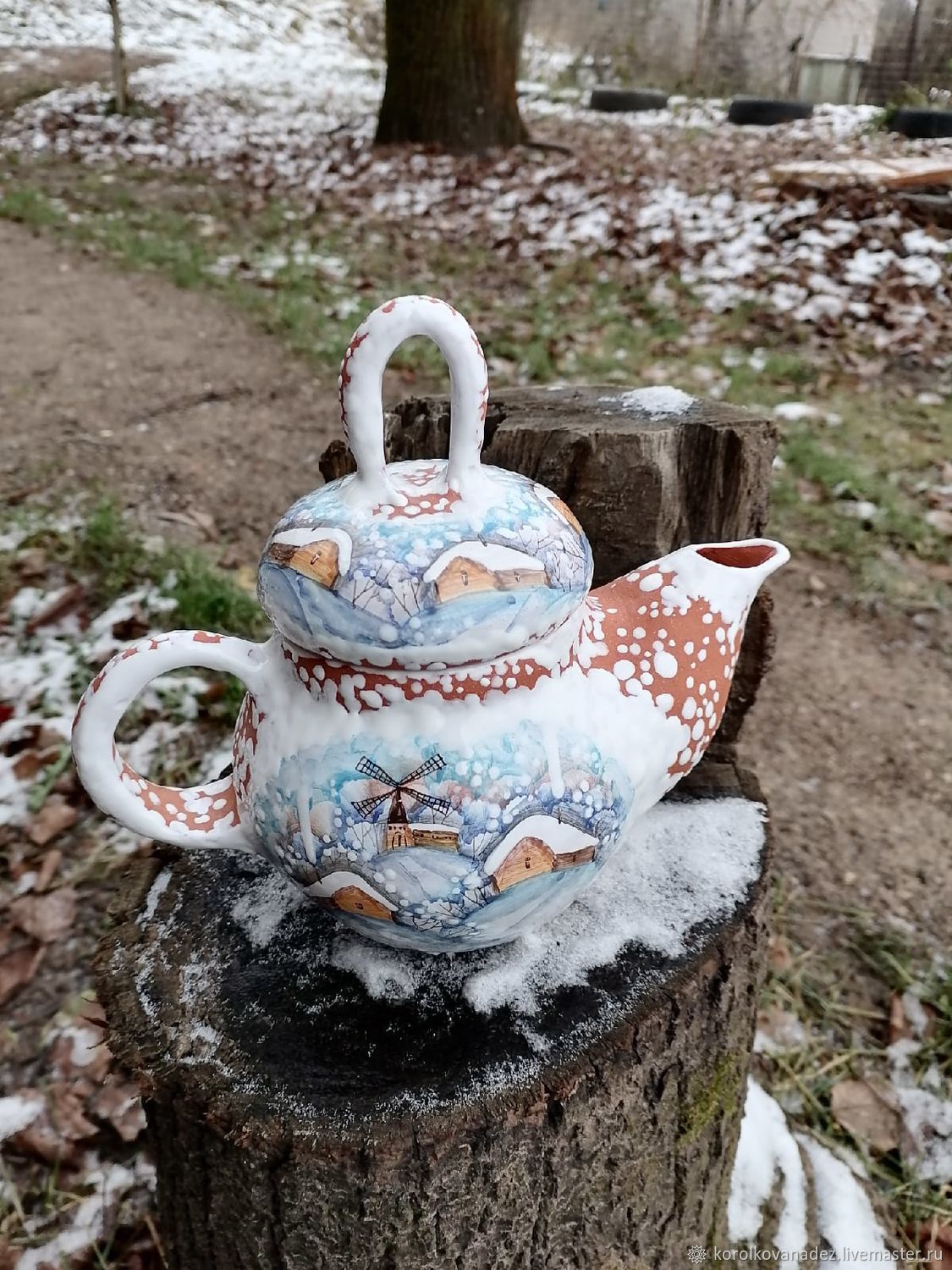 Набор новогодний: чайник и чашка, арт. N2521005