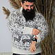 Order Knitted sweater 'Morning'. iuliy_puhovyeizdeliy. Livemaster. . Mens sweaters Фото №3