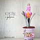 Кукла-цветок в горшочке. Подарок девочке, девушке, женщине. Подарки на 8 марта. АВТОРСКИЕ КУКЛЫ. Анна Никитина (01anna-dolls). Ярмарка Мастеров.  Фото №6