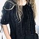 Boho Arabella dress made of cotton sewing summer black. Dresses. PolMary. My Livemaster. Фото №5