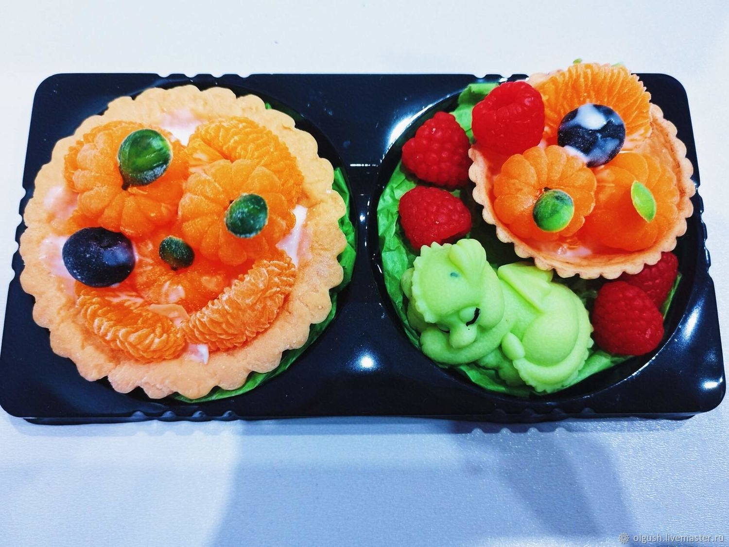 Набор из мыла с мандаринами