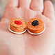 Pancakes with caviar. Miniature figurines. Romanycheva Natalia. My Livemaster. Фото №5
